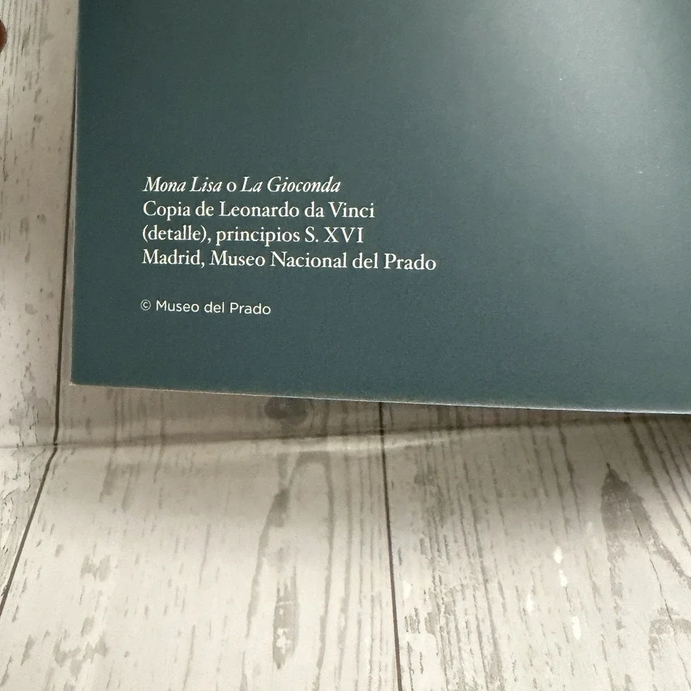 Museo Prado Museum‎ Madrid Notebook Journal Mona Lisa Leonardo da Vinci